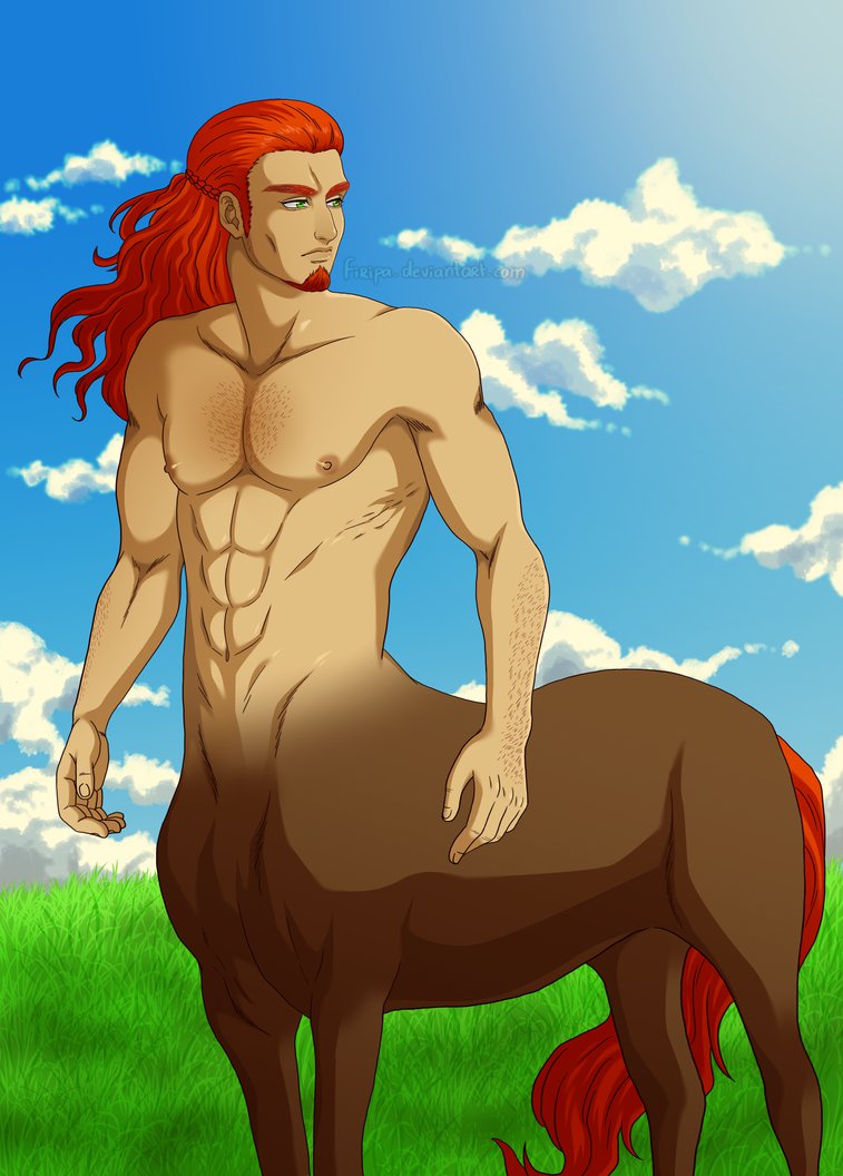 Serious Centaur Art: Gingertaur.